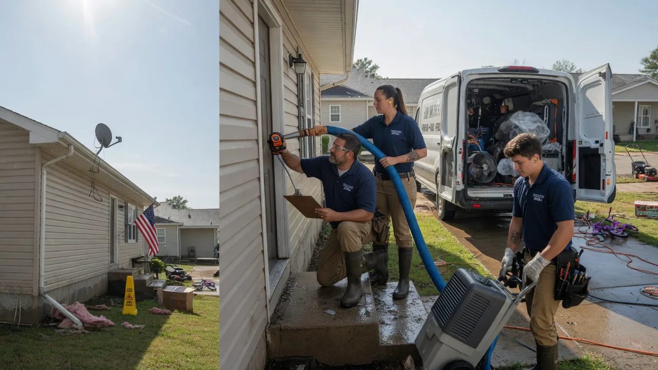 Ceiling Water Damage Restoration in Oakland City, IN near me